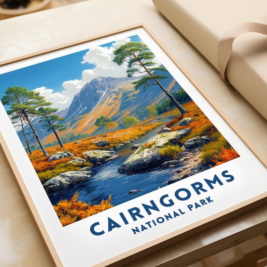 Cairngorms Nationalpark Poster