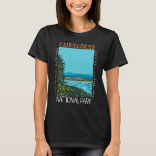 Cairngorms Nationalpark Schottland Distressed T-Shirt