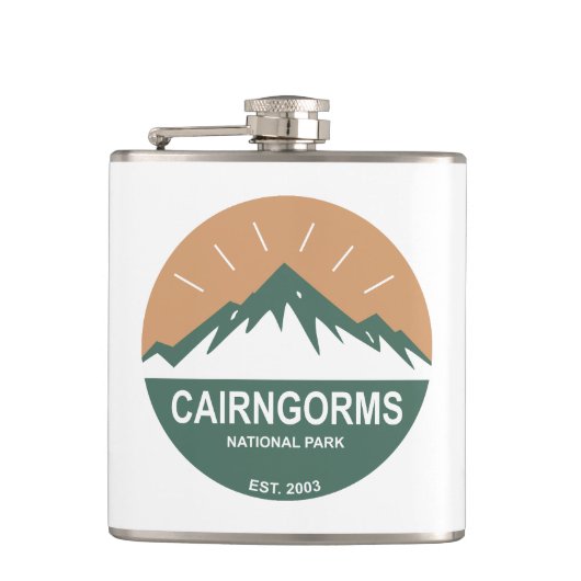 Cairngorms Nationalpark Schottland Flachmann (Vorderseite)