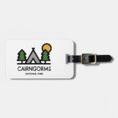 Cairngorms Nationalpark Schottland Gepäckanhänger (Vorderseite horizontal)