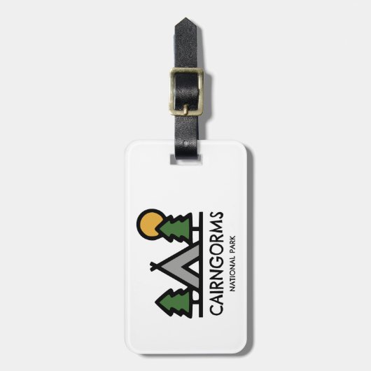 Cairngorms Nationalpark Schottland Gepäckanhänger (Vorderseite vertikal)