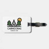 Cairngorms Nationalpark Schottland Gepäckanhänger (Rückseite horizontal)