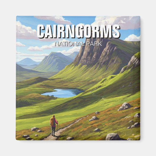 Cairngorms Nationalpark Schottland Magnet (Vorne)