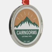 Cairngorms Nationalpark Schottland Ornament Aus Metall (Rechts)