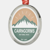Cairngorms Nationalpark Schottland Ornament Aus Metall (Links)