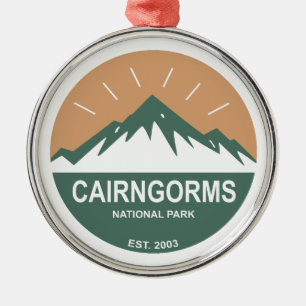 Cairngorms Nationalpark Schottland Ornament Aus Metall
