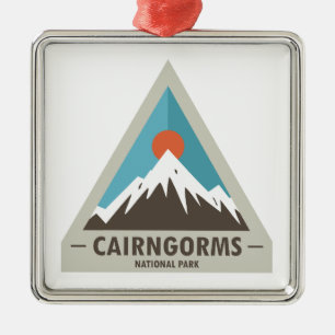 Cairngorms Nationalpark Schottland Ornament Aus Metall