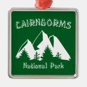 Cairngorms Nationalpark Schottland Ornament Aus Metall