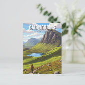 Cairngorms Nationalpark Schottland Postkarte (Stehend Vorderseite)