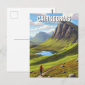 Cairngorms Nationalpark Schottland Postkarte (Vorne/Hinten)
