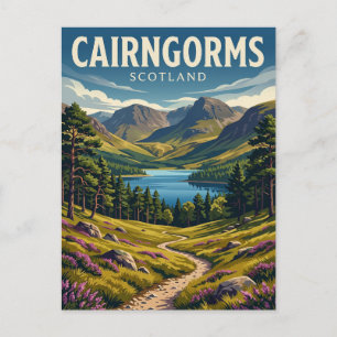 Cairngorms Nationalpark Schottland Postkarte
