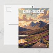 Cairngorms Nationalpark Schottland Postkarte (Vorne/Hinten)