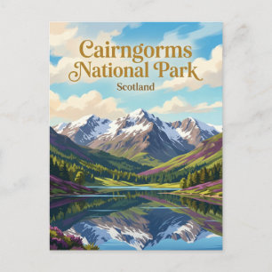 Cairngorms Nationalpark Schottland Postkarte