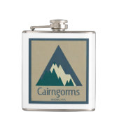 Cairngorms Nationalpark Schottland Rustikal Flachmann (Vorderseite)