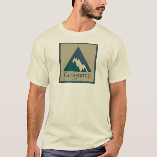 Cairngorms Nationalpark Schottland Rustikal T-Shirt (Vorderseite)