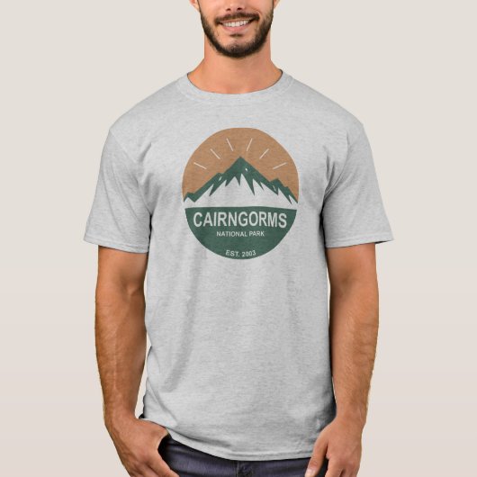 Cairngorms Nationalpark Schottland T-Shirt (Vorderseite)