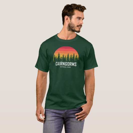 Cairngorms Nationalpark Schottland T-Shirt (Vorne ganz)