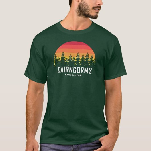 Cairngorms Nationalpark Schottland T-Shirt (Vorderseite)