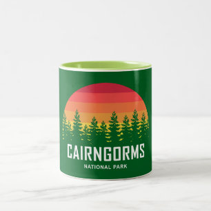 Cairngorms Nationalpark Schottland Zweifarbige Tasse