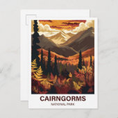 Cairngorms Nationalpark Schottlandia Postkarte (Vorne/Hinten)