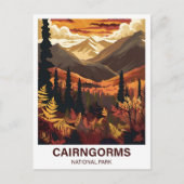 Cairngorms Nationalpark Schottlandia Postkarte (Vorderseite)
