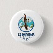 Cairngorms Schottland Logo Button (Vorderseite)