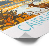 Cairngorms Travel Poster - Schottland Travel Wall (Ecke)