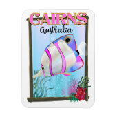 Cairns Australia Holiday poster Magnet (Vertikal)