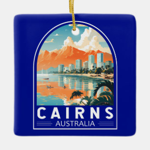 Cairns Australia Reisen Kunst Vintag Keramikornament