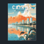 Cairns Australia Reisen Kunst Vintag Postkarte<br><div class="desc">Cairns Retrovektor Vektor Reise Design. Cairns ist eine Stadt in Queensland,  Australien,  an der tropischen Nordostküste von Far North Queensland. Es wurde 1876 gegründet und gilt als das Tor zum australischen Great Barrier Reef und zum Wet Tropics Rainforest.</div>