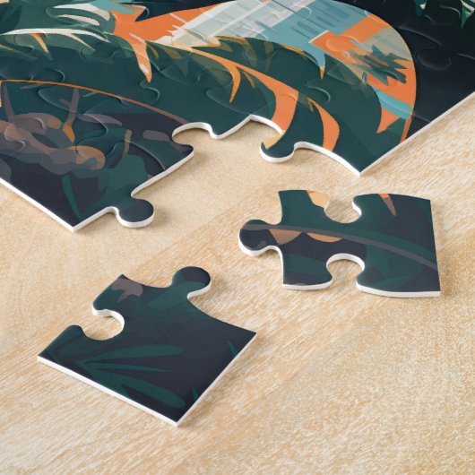 Cairns Australia Reisen Kunst Vintag Puzzle (Seite)