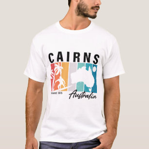 Cairns Australia Vintag Retro Souvenirs 80er T-Shirt