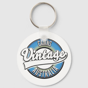 Cairns Australia Vintages Logo. Schlüsselanhänger