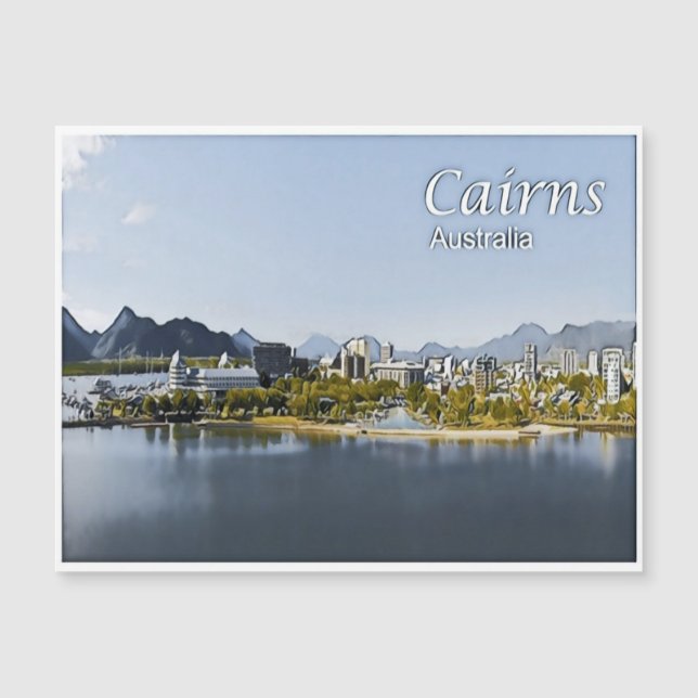 Cairns - Australien - Magnetkarte (Vorderseite)