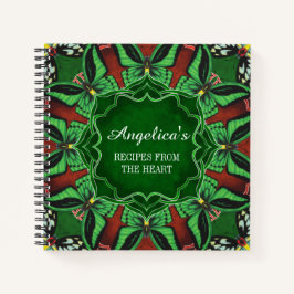 Cairns Birdwing Butterfly Rezept Notizblock