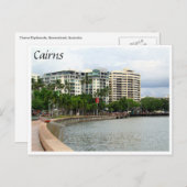 Cairns esplanade skyline postkarte (Vorne/Hinten)
