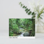 Cairns Forest Creek Queensland Australia Post Card Postkarte (Stehend Vorderseite)