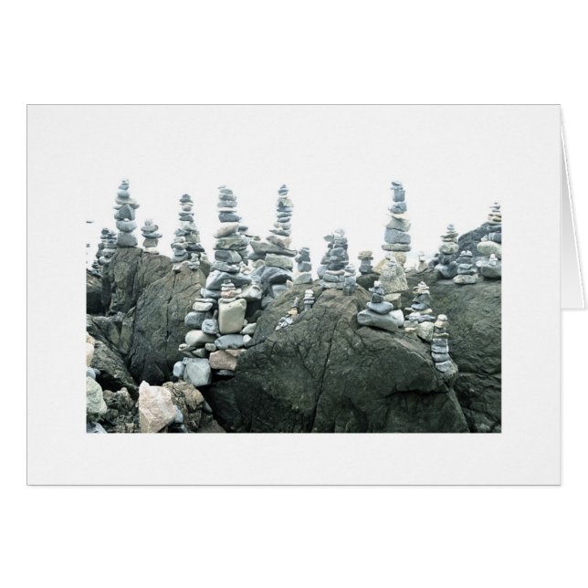 Cairns (kleine Steinskulpturen) (Vorderseite (Horizontal))