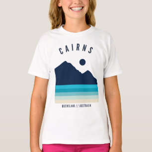 Cairns Queensland Australia Retro Vintag Beach T-Shirt