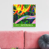 Cairns Tropical Blume Australien Kunst Leinwanddruck (Insitu (Wohnzimmer))