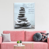 Cairnsteinfotografie | Bernard Shaw - Zitat Leinwanddruck (Insitu (Wohnzimmer))