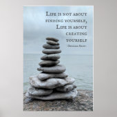 Cairnsteinfotografie | Bernard Shaw - Zitat Poster (Vorne)