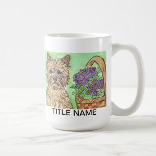 Cairnterrier-Tasse personifizieren Kaffeetasse