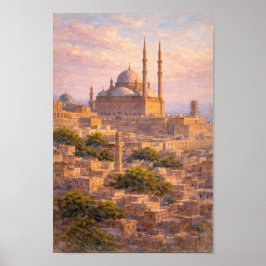 Cairo at Sunset Poster