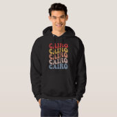 Cairo City Groovy Retro Hoodie (Vorne ganz)