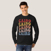 Cairo City Groovy Retro T-Shirt (Vorne ganz)