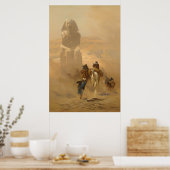Cairo-Straßenszene Max Rabes Fine Art Leinwand Poster (Küche)