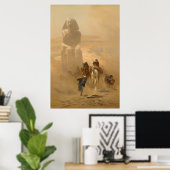 Cairo-Straßenszene Max Rabes Fine Art Leinwand Poster (Heimbüro)
