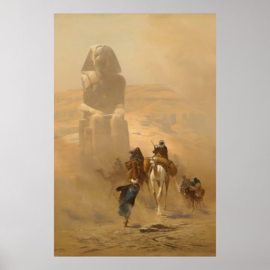 Cairo-Straßenszene Max Rabes Fine Art Leinwand Poster (Vorne)