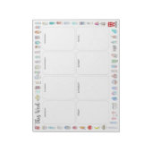 CAIS 2. Klasse Wöchentlicher Planer - Klasse 2030 Notizblock (Rotiert)